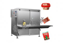 迅捷新款辣椒醬灌裝機一出手，好多機械廠家如